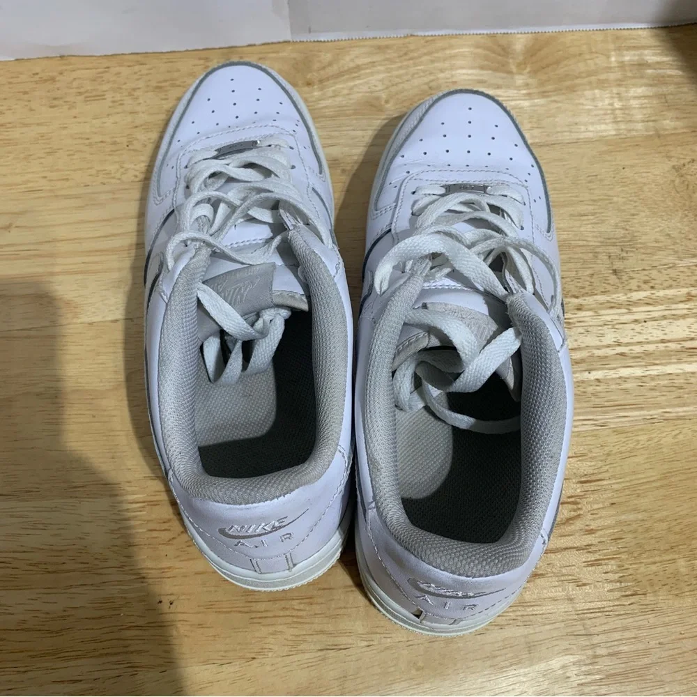 Nike Boys‎ Air Force 1 Low White Casual Shoes Size 6.5y
